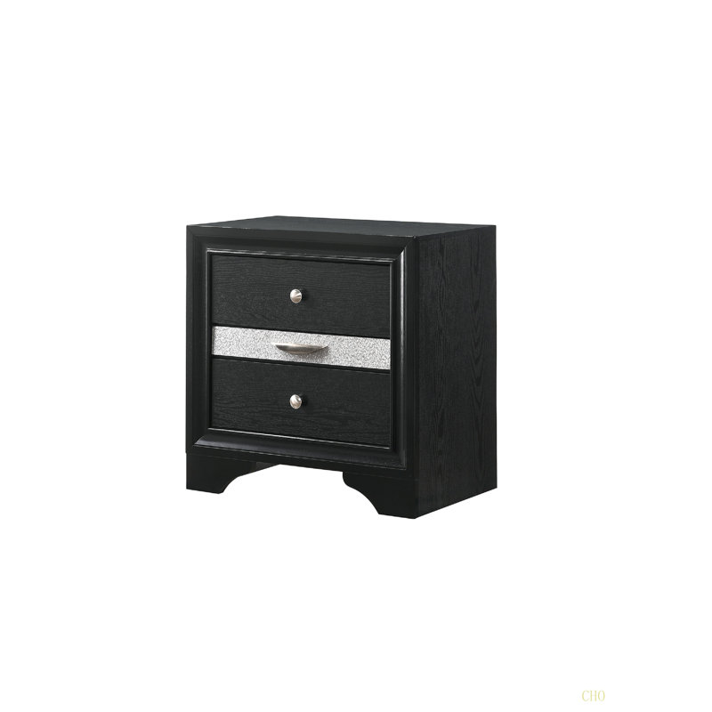Table de chevet moderne et luxueuse 1 pièce Glam