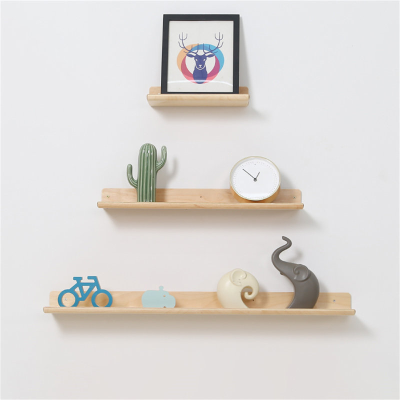 Tablette flottante en bois Lukesha