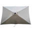 Parasol rectangulaire rectangulaire 10 pi x 6,5 pi Auvent. 26, alimenté. Mécanisme de manivelle et d'inclinaison. Protégé. Mât noir. Idéal pour la cour arrière. Gris moyen 10 pi x 6,5 pi avec Matériau. Temps. Facile à utiliser. Pousser-350816408