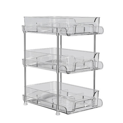 Anguila Plastic Makeup Organiser