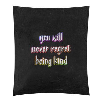 Tapisserie tableau noir en polyester quote quot