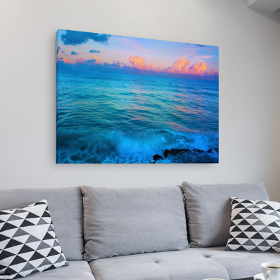 St. Marten's Sunset Photographic Print on Canvas