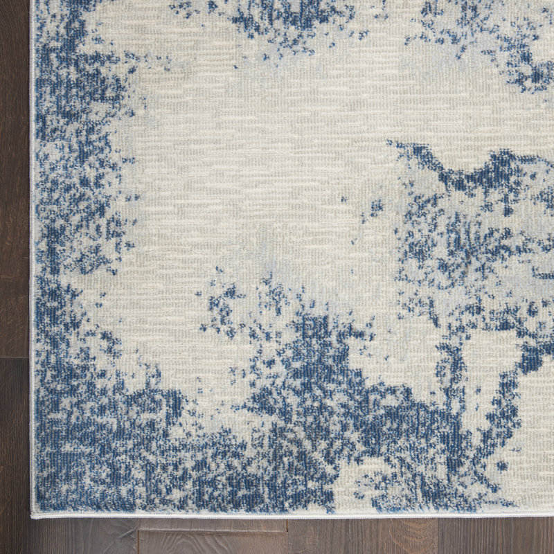 Tapis ivoire moderne Greta, Rectangle 4 pi x 6 pi