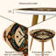 Ensemble de 2 tables basses gigognes Triangle