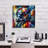 'Fighter Pilot Abstract' by Rey Klimt Canvas Wall Art-1157195271