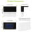 Matte Black Solar Powered Integrated LED Step Light Kit