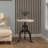 Neche Solid Wood Pedestal End Table -89062081-89062084