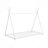 Metal House Platform Bed With Triangle Structure-1789517277