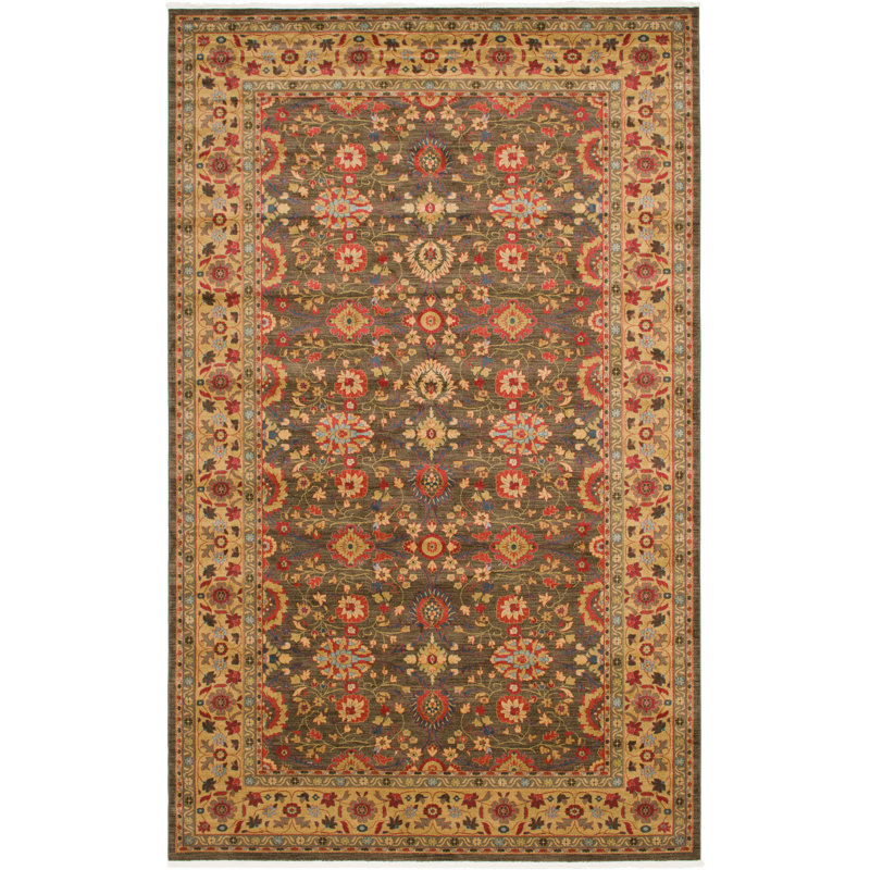 Tapis brun Moore, Rectangle 6 pi 1 po x 9 pi