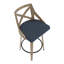 Tabouret de comptoir pivotant 25,5 po Dannie-1544496122-1544496123
