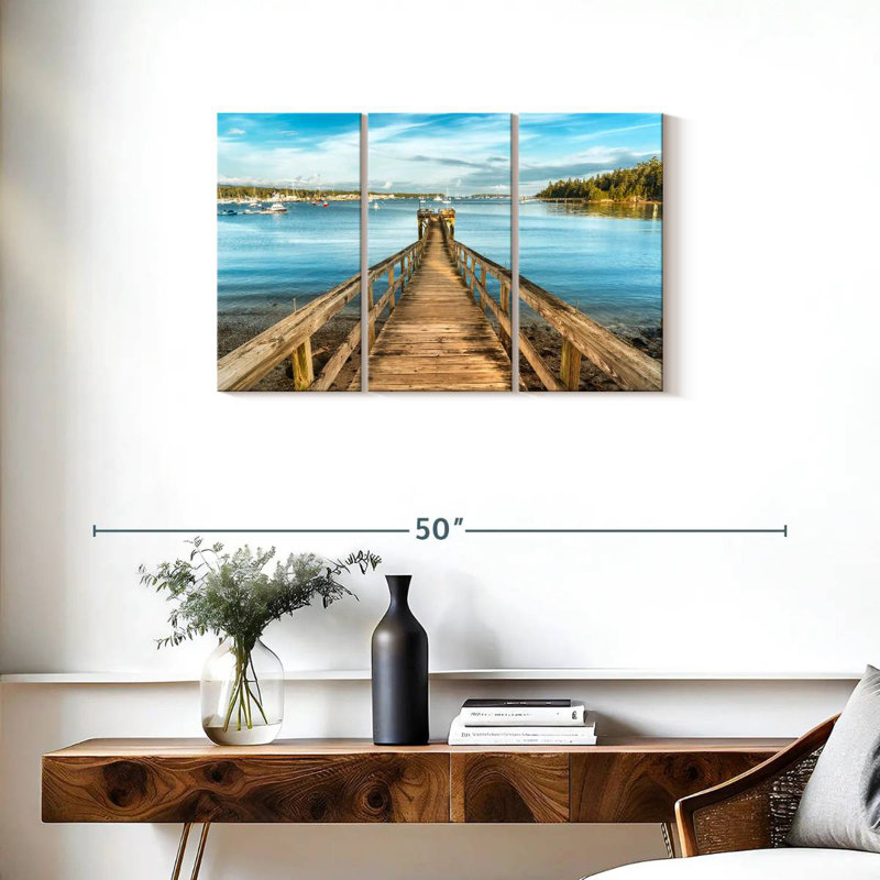Aletra Southwest Harbor Pier, 20" H x 33" W