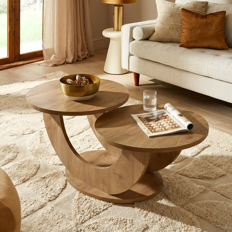Table basse 45,28 po Farmhouse, Brown