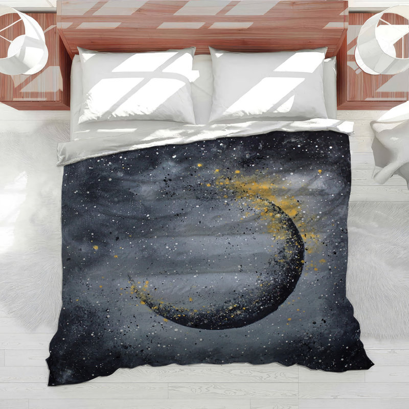 Édredon Crescent Moon Bedding Astronomie moderne, Édredon simple