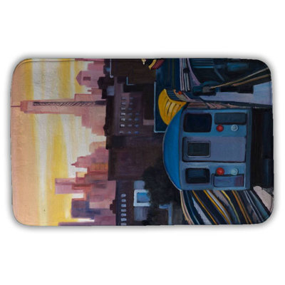 Flokart Microfiber Non-Slip Bath Mat