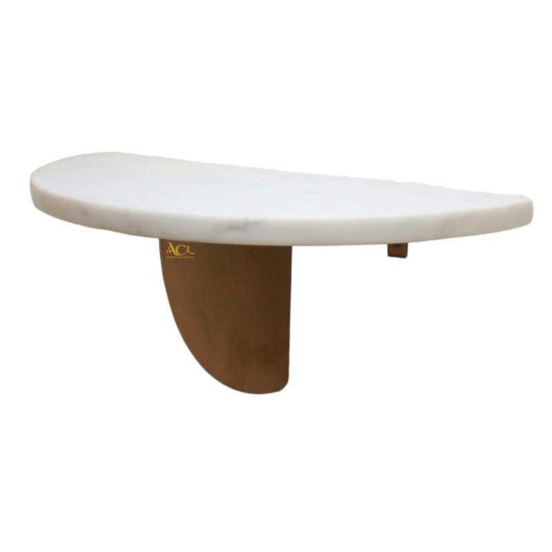 Ceramic Floating Shelf, Gold