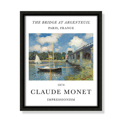 Pont à Argenteuil par Claude Monet