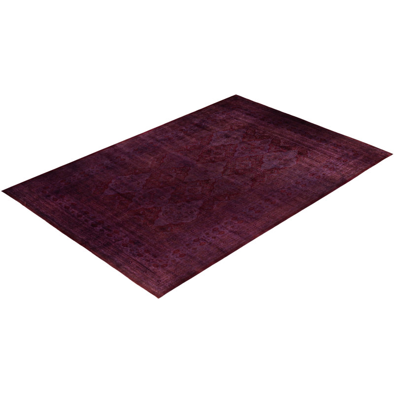 Overdyed One-of-a-Kind 12' 2" X 17' 10" Hand Knotted Area Rug