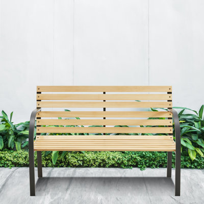 Folcroft Iron Outdoor Bench