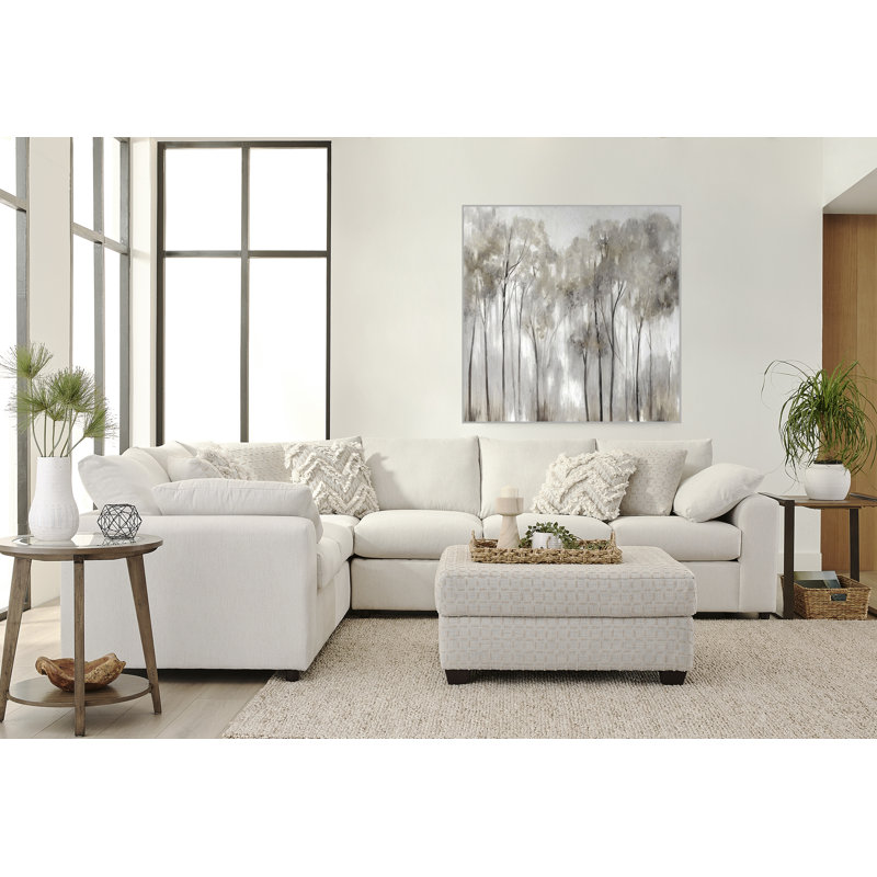 Canapé modulaire Hughes Furniture 24500, Lilou Winter, Mélange de polyester Lilou Winter