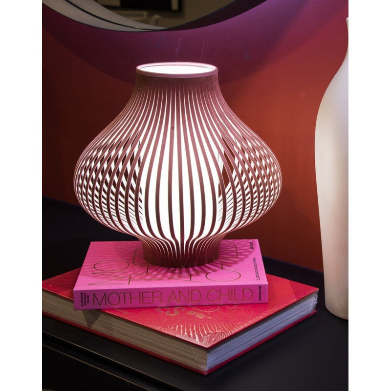 Blossom Table Lamp, Ash, 14" H x 16" W x 16" D
