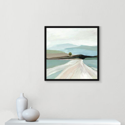 «Modern Pathway» par Asia Jensen - Art encadré avec fond perdu