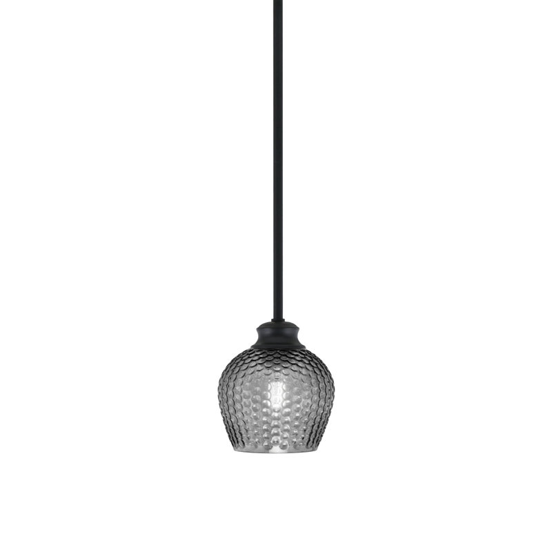 Luminaire suspendu Quapaw Zola, Noir, Noir mat