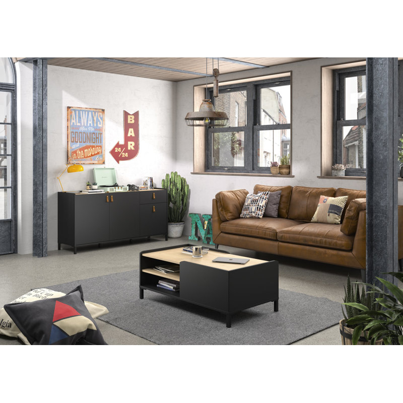 Anka Four Leg Coffee Table with Storage