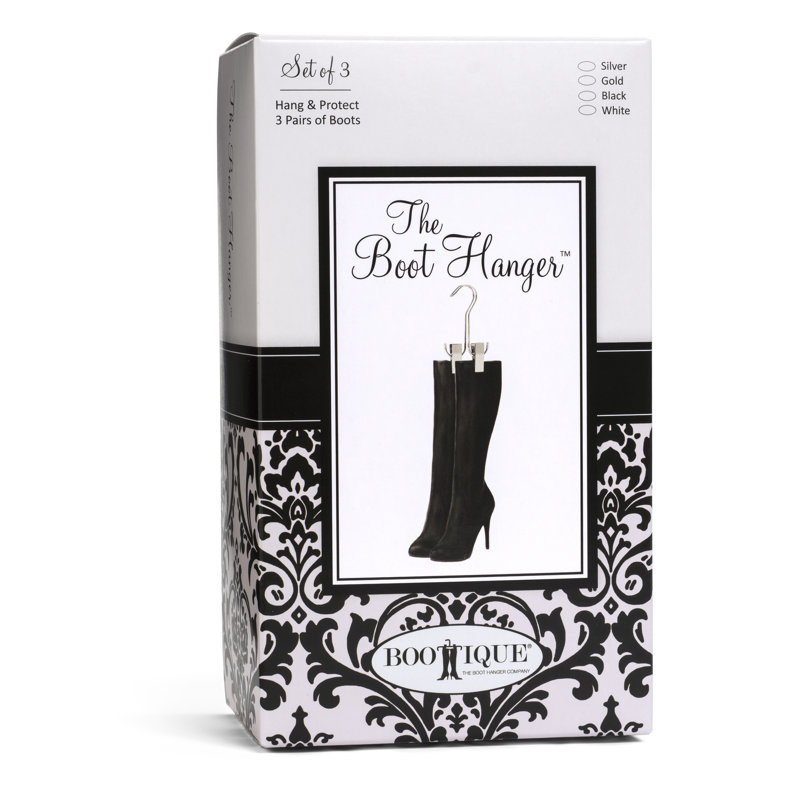 Rangement pour 3 paires de bottes, Argent