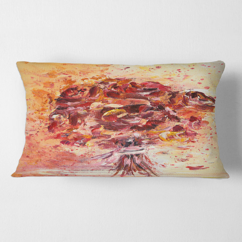 Housse et insert de coussin rectangulaire Fresh Flowers Bouquet
