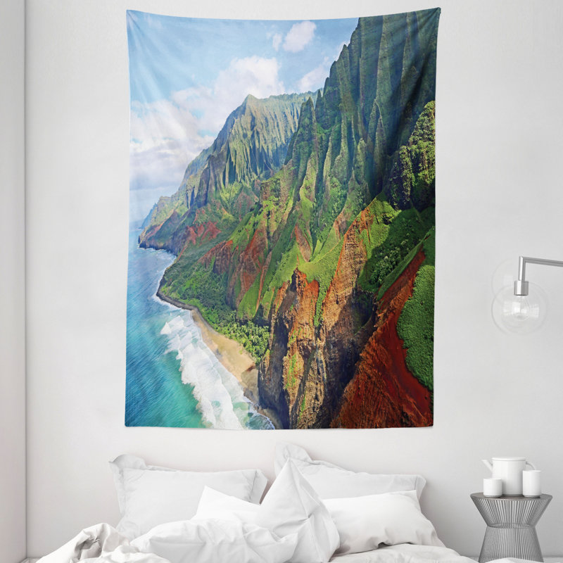 Tapisserie en polyester Kauai Hawaii, H 80 po x l 60 po