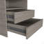Bureau 120, deux tiroirs, deux tablettes
