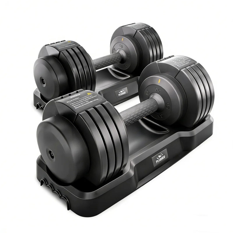 Ensemble d'haltères réglables Flybird - 5 poids en 1 pour la salle de gym à domicile