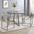Jannifer Round with Steel Base Dining Table