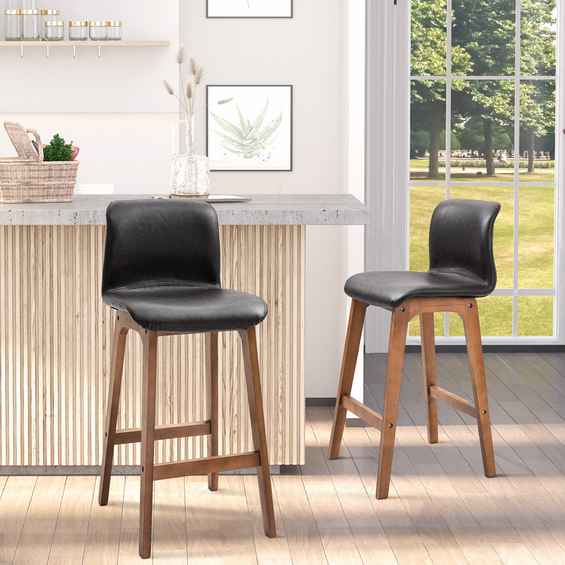 Tabourets de bar modernes Corrigan Studio®, Noir