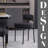 Sherpa Upholstered Metal Dining Chairs-1389094372-1355078508