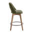 Tabouret de comptoir pivotant de style Mid-Century 26 po Wylee-473065690