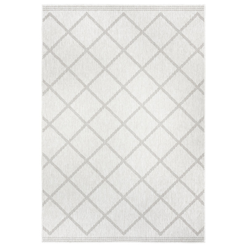 Cebu Flatweave Linen Rug, Rectangle 80 x 150cm
