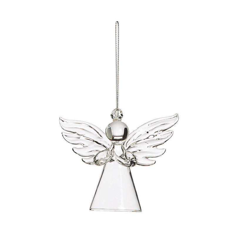 Ensemble d'ornement suspendu 12 pièces Clear Angel
