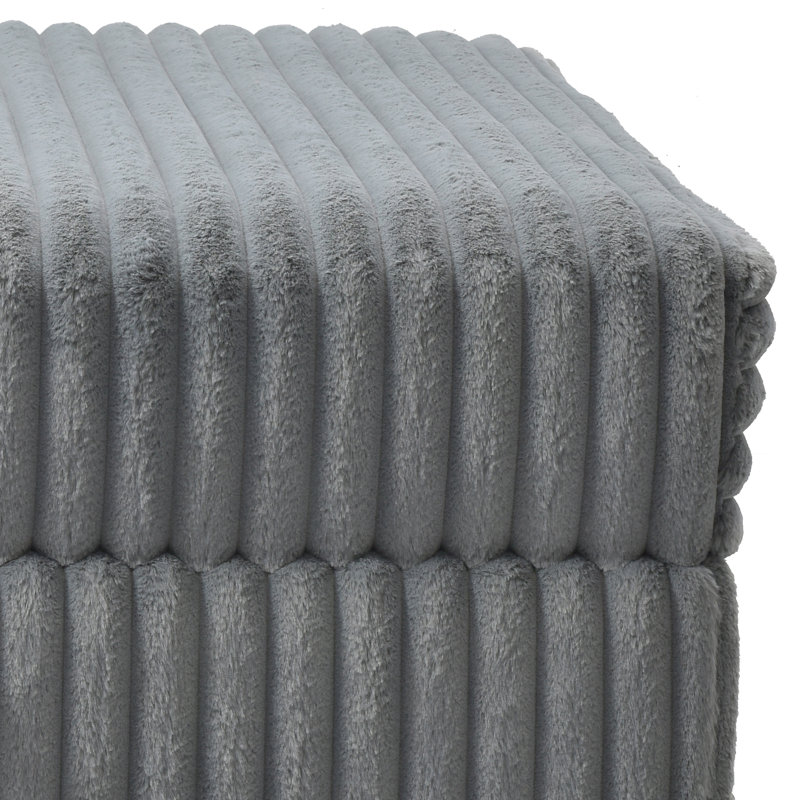 Teddy 0E02E3F3E36948068CF231A0C93F7442 Ottoman GRAY, GRAY