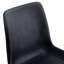 Ensemble de chaises de salle à manger en polyuréthane à coussin de siège allongé - quatre pièces. Conception aux lignes épurées. Peut s'intégrer à divers styles de décoration moderne.-1281752850-1275955219