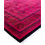 Overdyed Hand-Knotted Wool Modern-Contemporary Pink Area Rug 8' 1" x 10' 3"