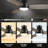 44" Irme 3-Blade  Flush Mount Modern Ceiling Fan with Light -1040694614-1040694613