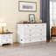 Commode pour lit escamotable en pin massif avec station de charge et grand tiroir de rangement pour bureau à domicile ou petite pièce (lit)-1396917850
