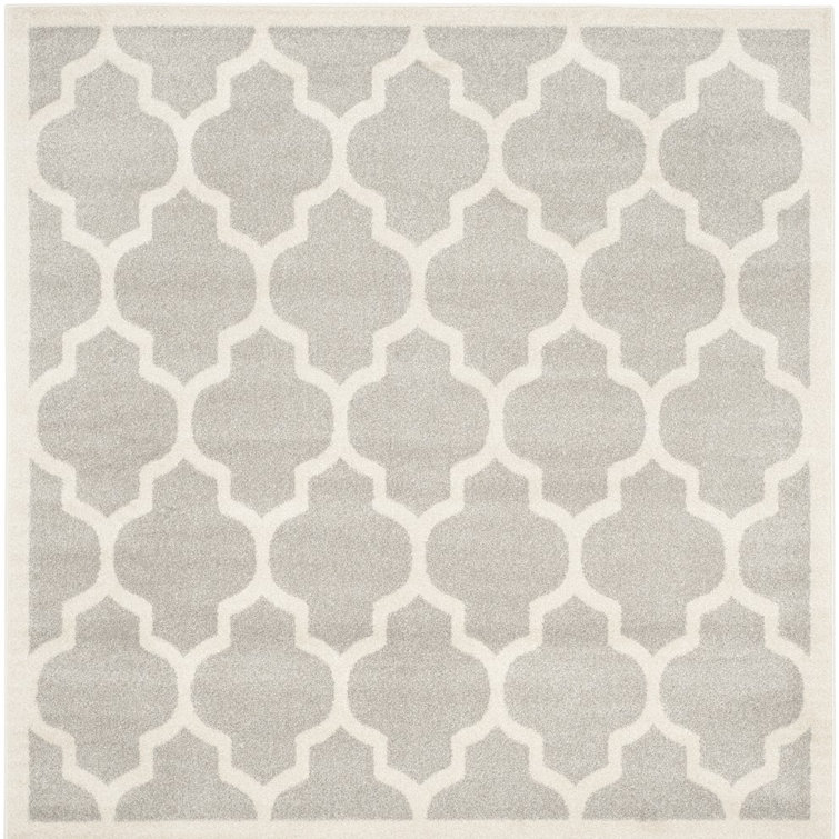 Ammundsen Geometric Light Grey/Beige Area Rug