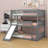 Triple Bed With Built-In Ladder,Slide And Guardrails-1929822898