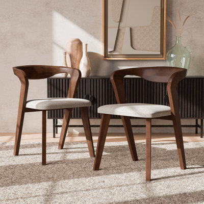 Chaises d'appoint en bois massif Rozella