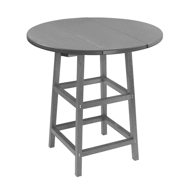 Table bistro Shay, H 43 po x l 33 po x L 33 po, Bleu marine atlantique