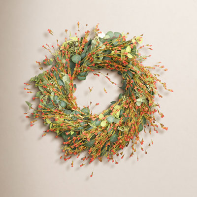 24" Handcrafted Mixed Assortment Thanksgiving Wreath