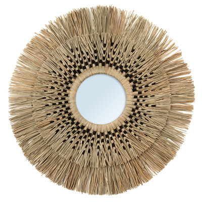 Ogallala Shell Round Mirror