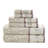 Embroidered Soft Cotton Jacquard 6 Piece Towel Set Bath Towel Set Hand Towel Fingertip Towel-431428761